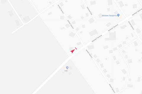 Билборд B в Белозёрском, 3х6  ул. Маяковского-ул. Матросова схема