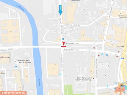 Скроллер B в Запорожье Клочковская ул. -  Бурсацкий спуск, в центр - 165700 схема