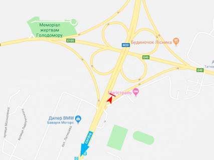 Билборд A в Харькове, 3х6  Академіка Курчатова пр-т - Лозовеньківський пр-т (1) схема