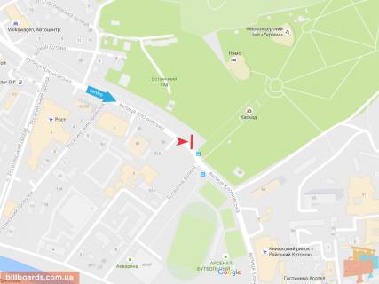 Скроллер B в Запорожье Клочковская ул., 50  в центр - 165704 схема