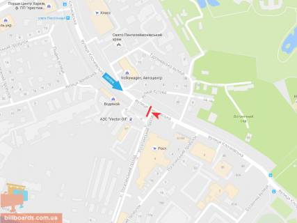 Скроллер B в Запорожье Клочковская ул. - Рогатинский проезд, из центра - 165724 схема