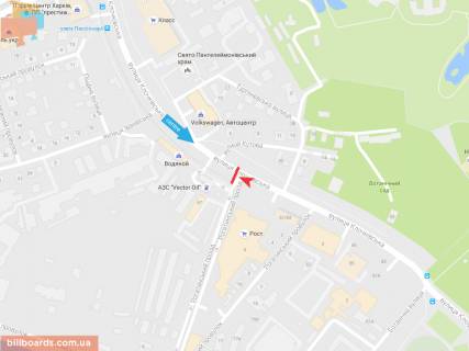 Scrolller, Scroll B in Zaporizhzhya Klockovskaa st. - Rogatinskij proezd, iz centra - 165723 scheme
