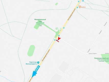 Билборд B в Харькове, 1,24х1,84  Харківське шосе (Білгородське шосе) - Рудика вул. (1) (зупинка Меморіал Слави) схема