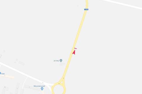 Билборд A в Рубежном, 3х6  выезд из города, дорога Т-13-02, круг схема