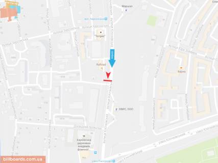Призма A в Запорожье Клочковская ул. - Дергачевский пер., в центр   ( VIP ) - 165746 схема