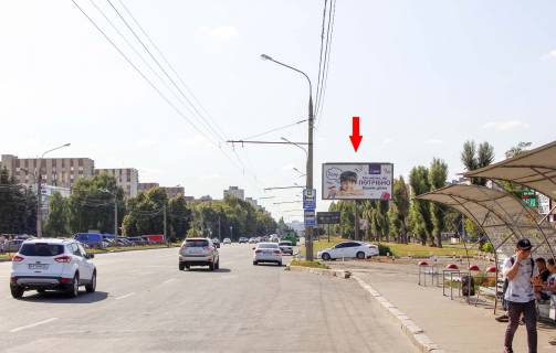 Билборд A в Харькове, 3х6  просп. Ювілейний (П'ятдесятиріччя ВЛКСМ ) 55-А, в центр (ТРК Україна) фото 1