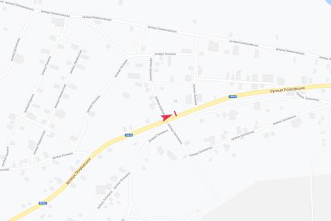 Білборд, Бігборд (Борд)  B у Бершаді вул Покровська схема