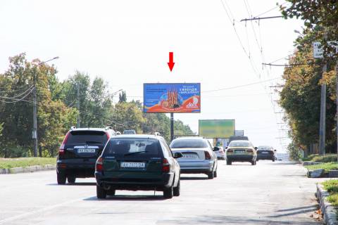 Білборд, Бігборд (Борд)  B у Харкові, 3х6  просп. Льва Ландау (50-річчя СРСР) 158/1, з центру Фото 1