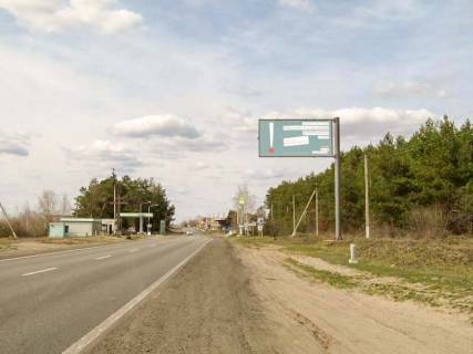 Билборд A в Солоницевке, 3х6  Сумський шлях виїзд із міста, навпроти будинку номер 339 фото 1