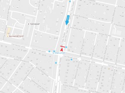Призма A в Харькове, 3х6  просп. Льва Ландау (50-річчя СРСР), 126 + Салтівське шосе, в центр - 472023 схема