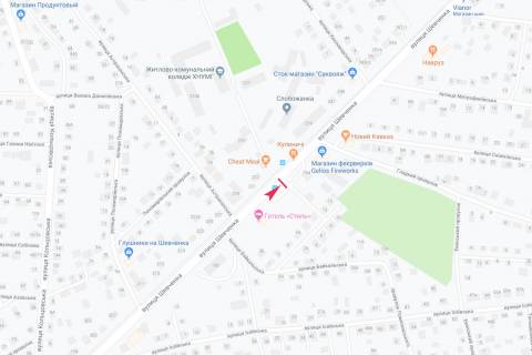 Білборд, Бігборд (Борд)  A у Дніпро (Дніпропетровськ), 3х6  Шевченка вул., 194/196, з центру схема