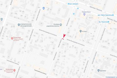 Бэклайт B в Днепр (Днепропетровск), 2.3x3.14  Володимира Антоновича (Свердлова) вул., 49 - Степана Бандери (Шмідта) вул. схема