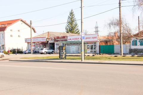 Билборд A в Харькове, 1,24х1,84  Шевченка, 56 (зупинка 23-я дитяча лікарня), з центру фото 1