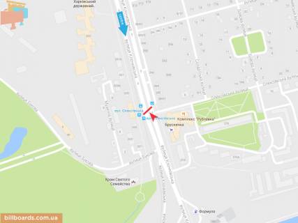 Призма B в Запорожье Клочковская ул., - Алексеевская ул., из центра - 165899 схема