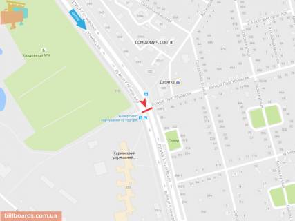 Призма A в Запорожье Клочковская ул. 328 в центр - 165902 схема
