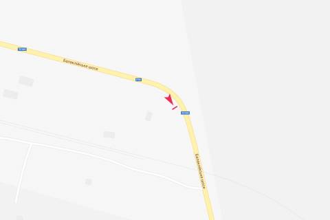 Билборд A в Днепр (Днепропетровск), 3х6  Балаклеевское шоссе -выезд перед переездом схема