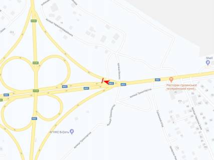 Билборд A в Харькове, 3х6  Полтавський шлях вул. -  Окружна, з центру схема