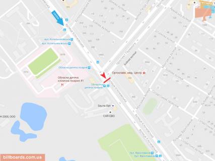 Призма A в Запорожье Клочковская ул. - Победы пр. в центр - 165927 схема