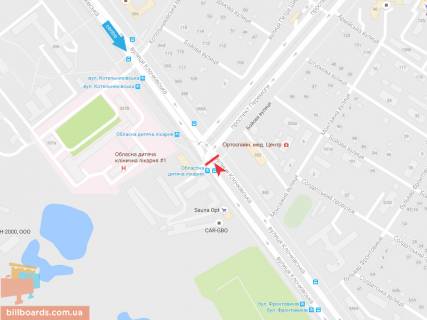 Призма B в Запорожье Клочковская ул. - Победы пр. из центра - 165929 схема
