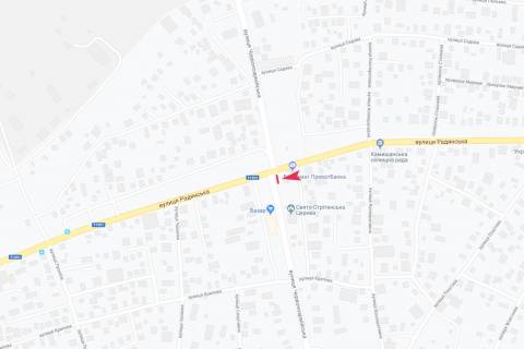Билборд B в Камышанах, 3х6  вул Червоноармійська схема