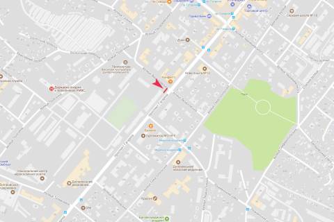 Скроллер A в Днепр (Днепропетровск), 2.3x3.14  Науки (Гагаріна) просп., 26/10 (Університет МВС, 10 корпус) - 416657 схема