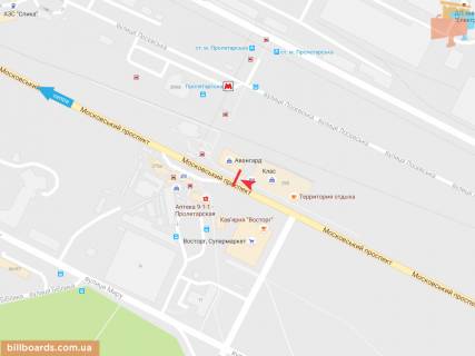 Prismatron, Prism A in Zaporizhzhya Moskovskij pr-t, 274 V - "Proletarskaa" st.m., v centr - 54412 scheme