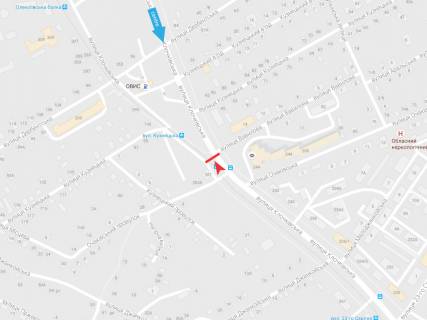 Призма B в Харькове, 3х6  Клочківська вул., 283б, з центру - 471576 схема