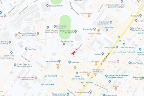 Беклайт B у Харкові, 3,1х2,2  Трінклера вул., 9 (навпроти будинку № 24), з центру схема