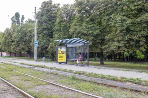 Ситилайт A в Харькове, 1,24х1,84  Академіка Павлова вул. (навпроти будинку № 88) (2) (зупинка вулиця Івана Камишева), в центр фото 1