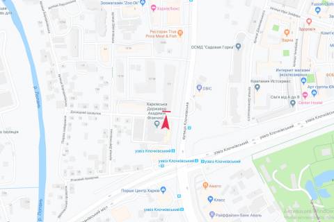 Билборд A в Харькове Клочковская ул., 101 (возле Инфиза) схема