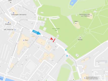 Билборд B в Харькове, 1,24х1,84  Клочківська вул., 52 (зупинка вул. Ботанічна ) схема