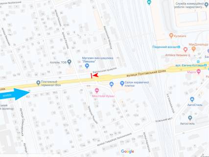 Призматрон, Призма A у Харкові, 3х6  Полтавський шлях вул., 86, з центру - 471827 схема