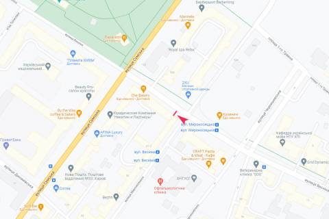 Ситилайт B в Харькове, 1,24х1,84  Весніна вул., 2 схема