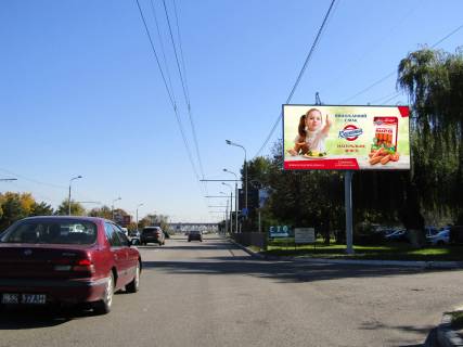 Білборд, Бігборд (Борд)  A у Дніпро (Дніпропетровськ), 3x6  Набережна Заводська ., 7 (Рух транспорту до Центру. Меблева фабрика "Прогрес") Фото 1