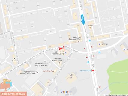Призма A в Запорожье Отакара Яроша ул., 21, в центр - 54470 схема