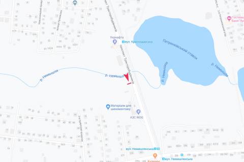 Білборд, Бігборд (Борд)  A у Дніпро (Дніпропетровськ), 3х6  Тракторобудівників пр-т, 2-А, в центр схема