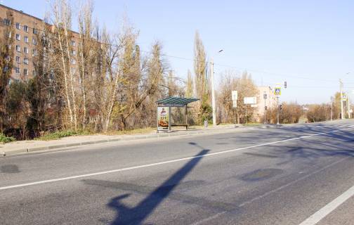 Билборд B в Харькове, 1,24х1,84  Мереф'янське шосе, 30 (зупинка Мереф'янське шосе), в центр фото 1
