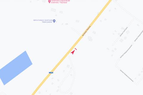 Билборд A в Новопскове, 3х6  въезд в город со стороны Старобельска, улица Ленина напротив автостоянки санатория "Жемчужина" схема