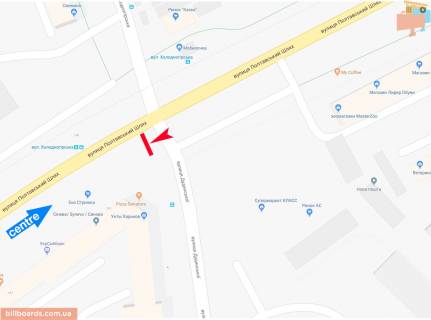 Scrolller, Scroll B in Zaporizhzhya Poltavskij Slah st. - Dudinskoj st., iz centra - 166052 scheme