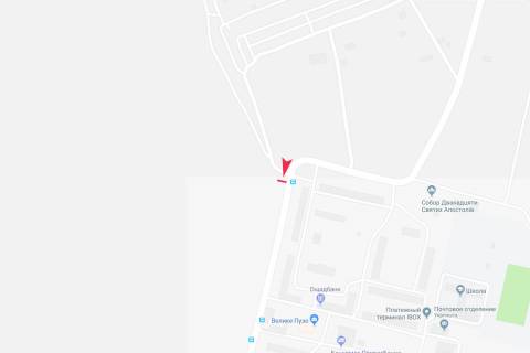 Билборд  в Мелиоративном Въезд со знаменовки схема