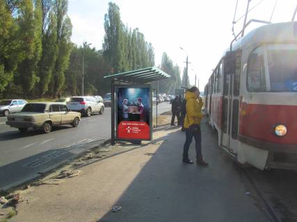Билборд B в Харькове, 1,24х1,84  Клочківська вул., 111а (зупинка вул. Херсонська ) (2) фото 1