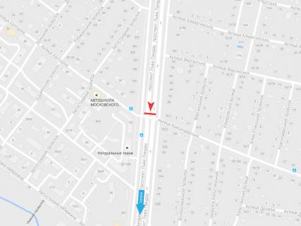 Призма B в Харькове, 3х6  просп. Льва Ландау (50-річчя СРСР) 78 + Єдності (Краснодарська) вул., з центру - 472032 схема