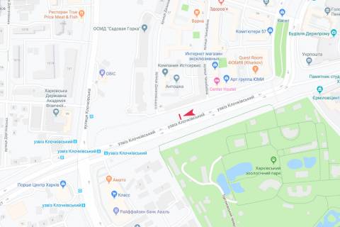 Ситилайт A в Харькове Клочківський узвіз (Пассіонарії) (5), из центра (пакетная продажа) схема