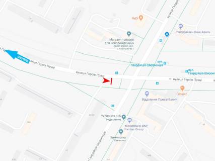 Призма A в Харькове, 3х6  Нескорених (Героїв Праці) вул. - Гвардійців-Широнінців вул., 69/42, з центру - 471434 схема