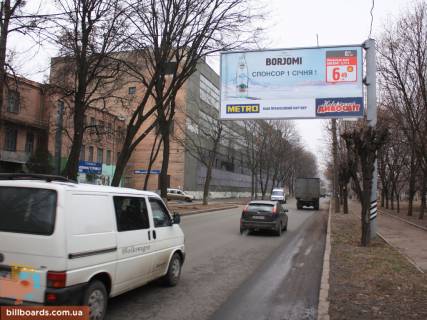 Билборд A в Запорожье Полевая ул. - Московский пр-т, из центра фото 1