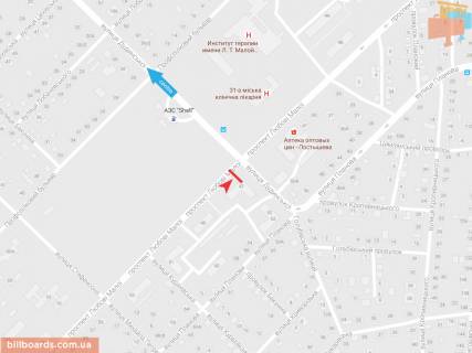 Призма A в Запорожье Любови Малой пр-т,47, в центр - 54534 схема