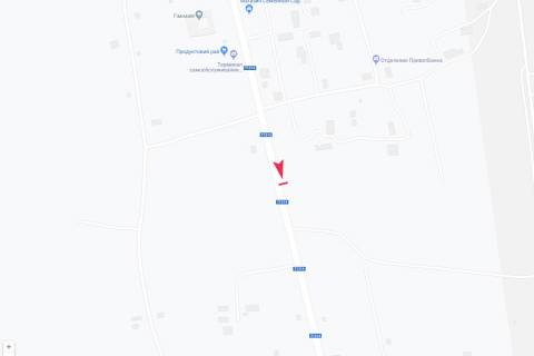 Билборд B в Марковке, 3х6  выезд из города в сторону Беловодска, дорога Т-13-14 схема