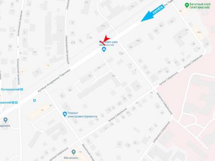 Билборд A в Харькове, 3х6  Академіка Павлова вул., 27-А, в центр схема
