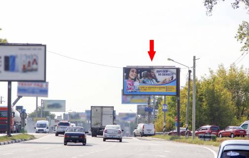 Билборд A в Харькове, 3х6  Полтавський шлях вул. - Окружна (2), з центру фото 1