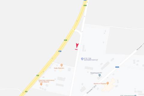 Билборд A в Козелце, 3х6  в'їзд-виїзд схема